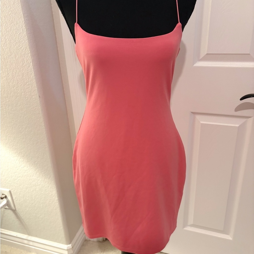 Lovers and Friends Revolve Cotton Pink Lainey Mini Dress